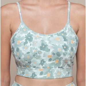 INDIGO LUNA Viola Floral Crop Top